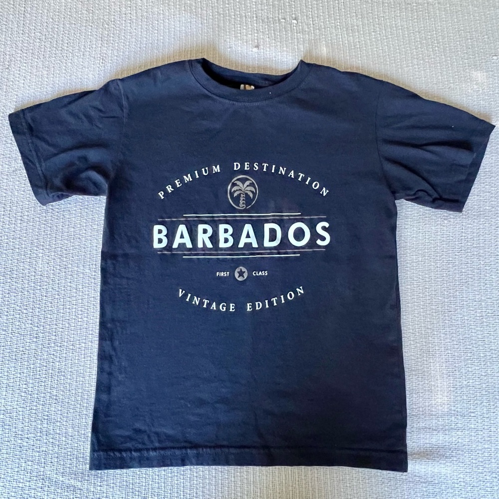 NWOT cotton T-shirt straight from Barbados.